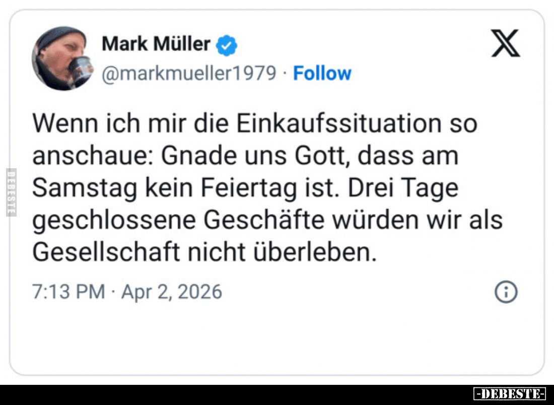 Wenn ich mir die Einkaufssituation so anschaue: Gnade uns.. - Lustige Bilder | DEBESTE.de