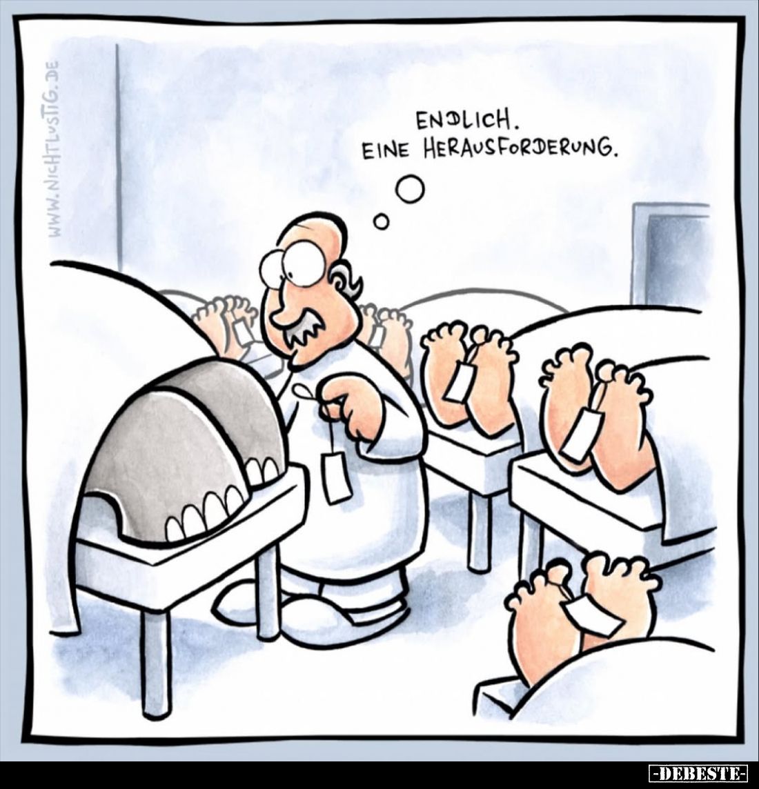 Endlich. Eine Herausforderung.