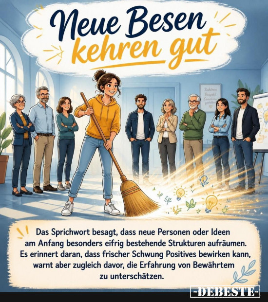 Neue Besen kehren gut - Lustige Bilder | DEBESTE.de
