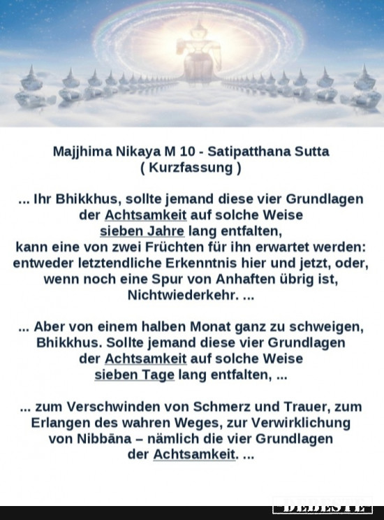 Achtsamkeit = Vipassana  - Lustige Bilder | DEBESTE.de