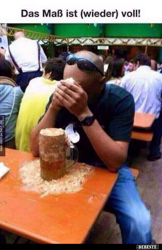 Das Maß ist (wieder) voll!..