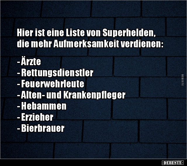 Hier ist eine Liste von Superhelden, die mehr.. - Lustige Bilder | DEBESTE.de