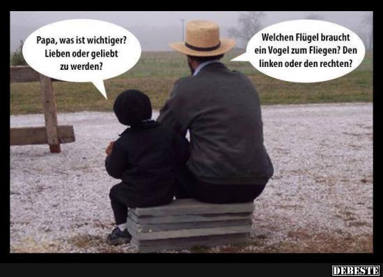 Papa, was ist wichtiger? - Lustige Bilder | DEBESTE.de