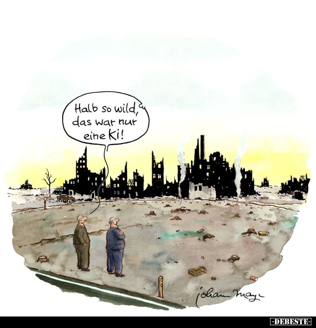 Halb so wild, das war nur eine KI!