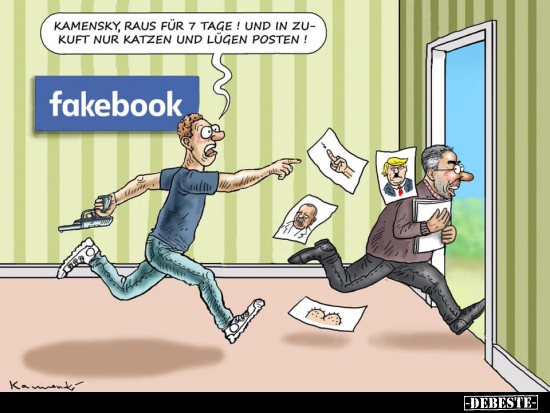 Kamensky, raus für 7 Tage! Und in Zukuft nur Katzen und..