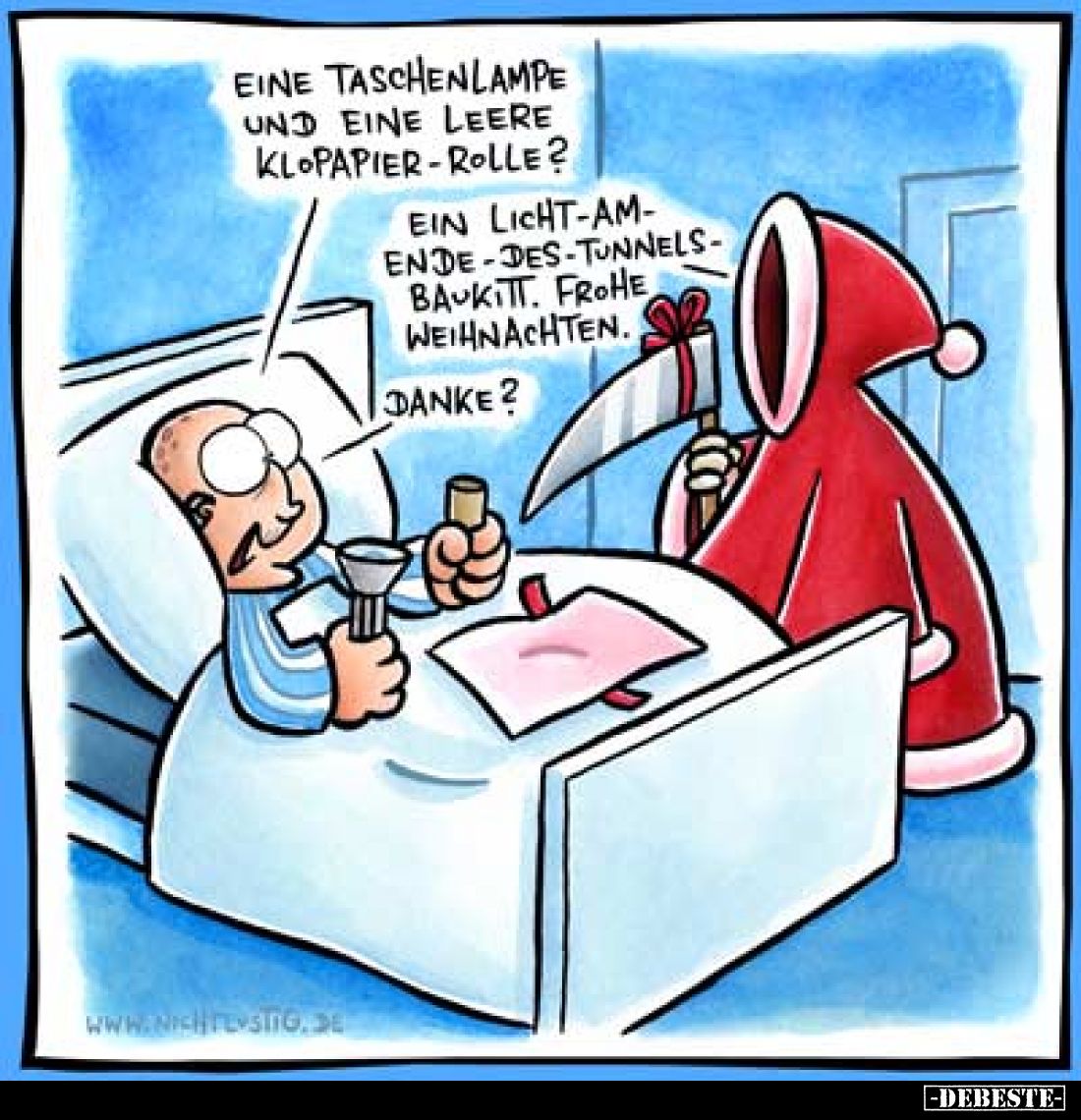 Eine Taschenlampe und eine leere Klopapier-Rolle?.. - Lustige Bilder | DEBESTE.de