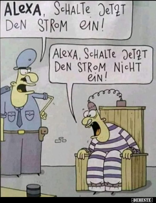 Alexa, schalte jetzt den Strom ein!.. - Lustige Bilder | DEBESTE.de