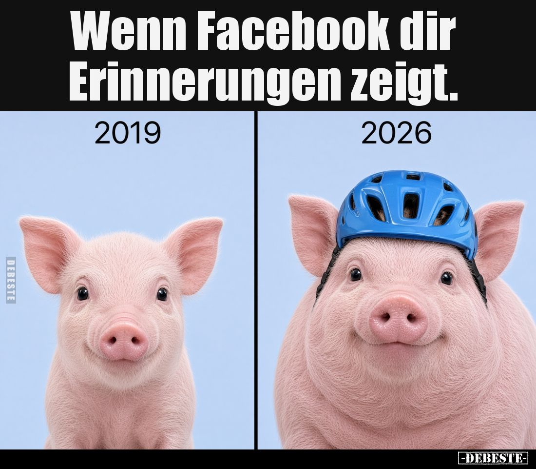 Wenn Facebook dir Erinnerungen zeigt.