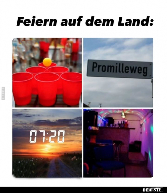 Feiern auf dem Land.. - Lustige Bilder | DEBESTE.de