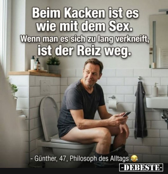 Beim Kacken - Lustige Bilder | DEBESTE.de