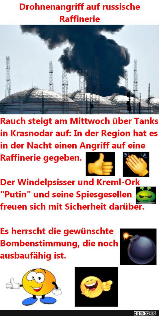 Putin hat jetzt die gewünschte Bombenstimmung - Lustige Bilder | DEBESTE.de