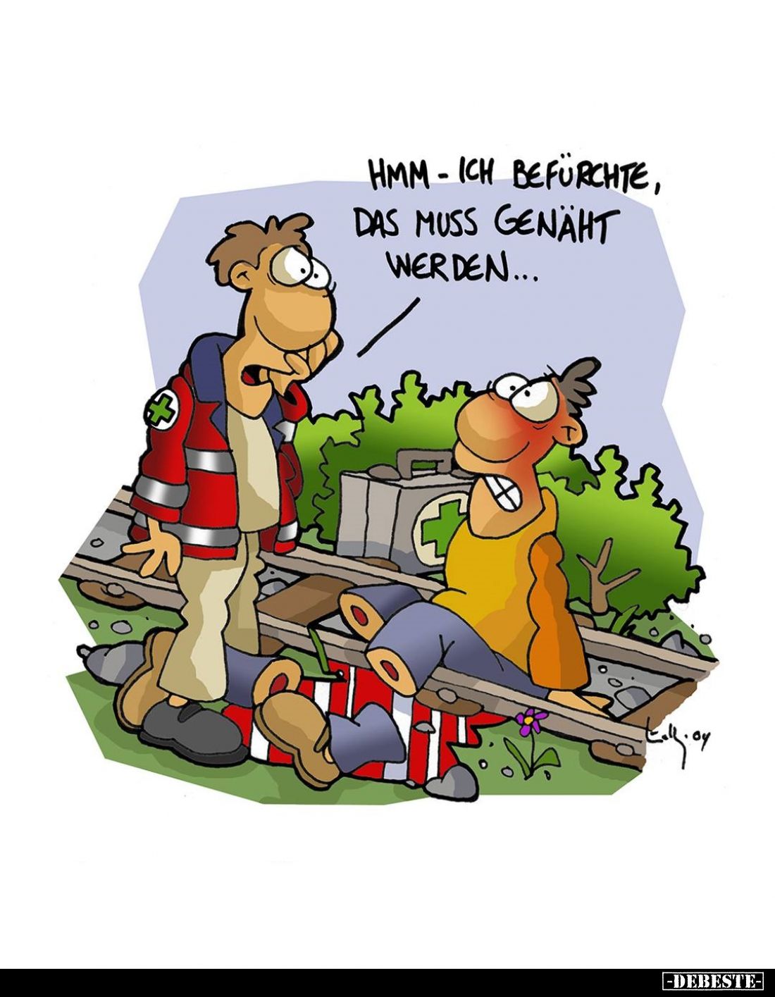 Hmm – ich befürchte, das muss genäht werden...