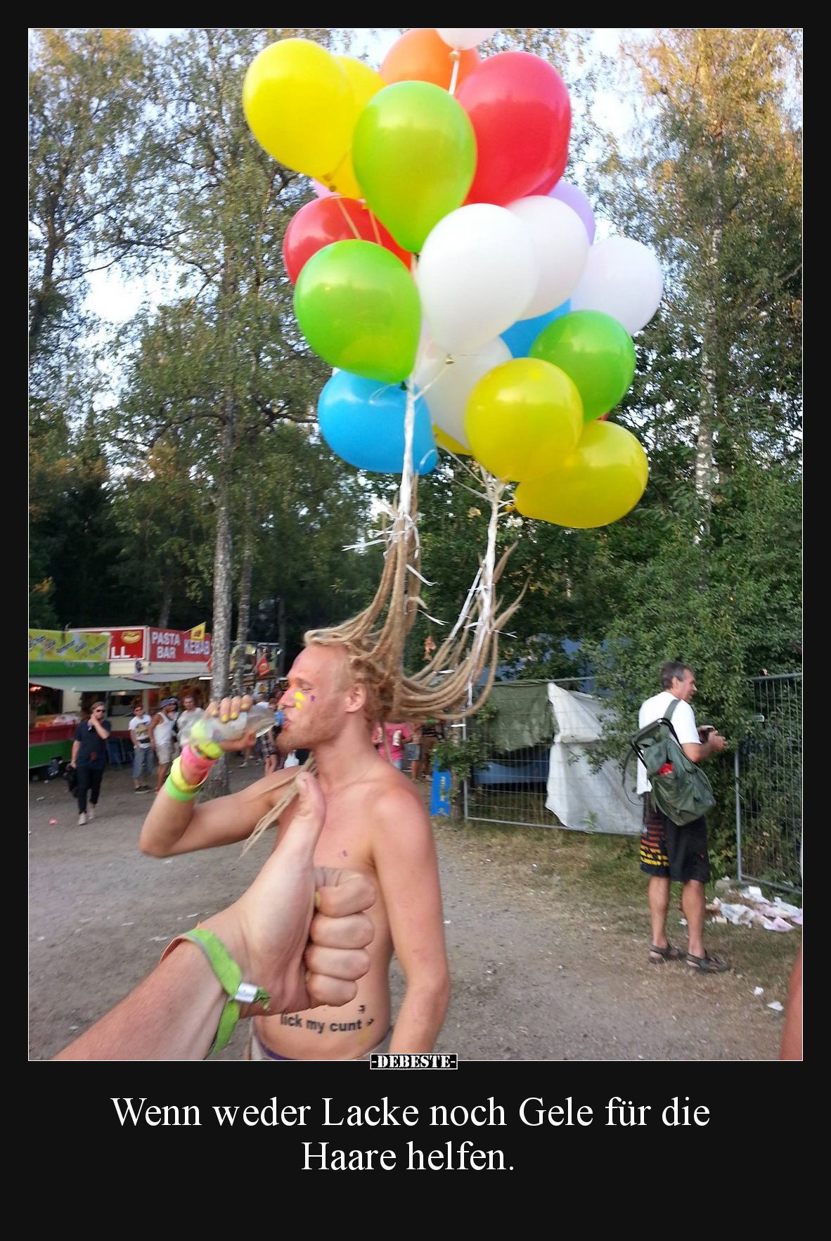 Wenn weder Lacke noch Gele für die Haare helfen.