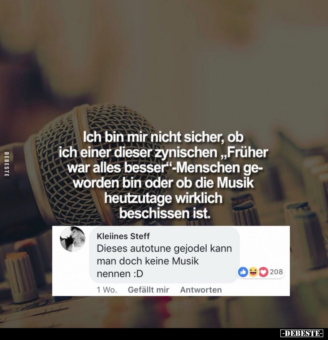 Ich bin mir nicht sicher, ob ich einer dieser zynischen "Früher war alles besser"-Menschen geworden bin oder ob die...