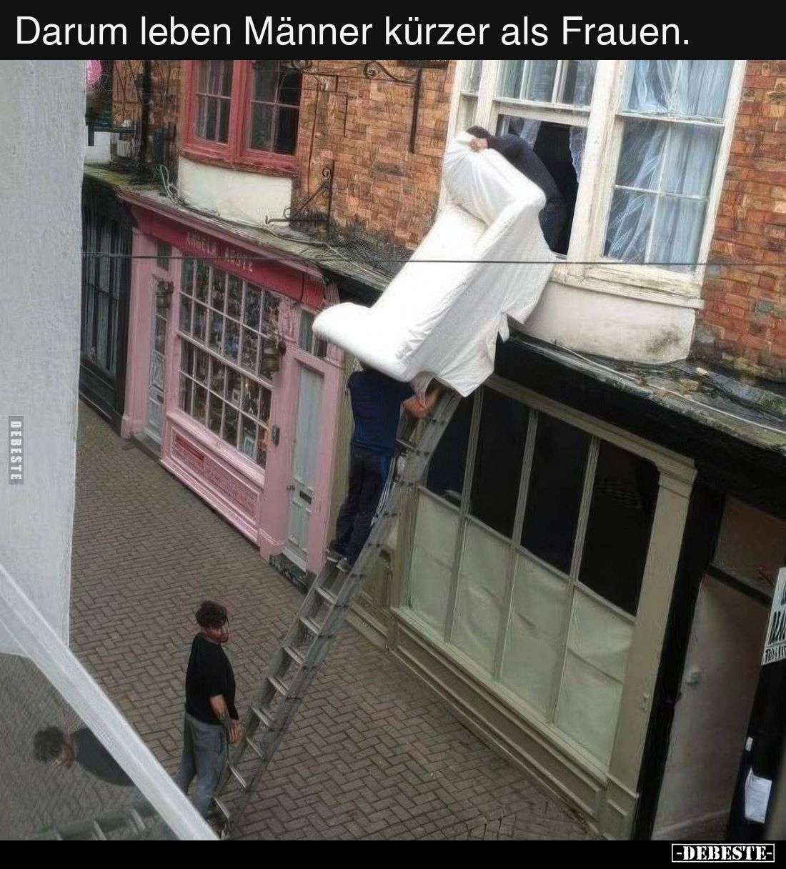 Darum leben Männer kürzer als Frauen...