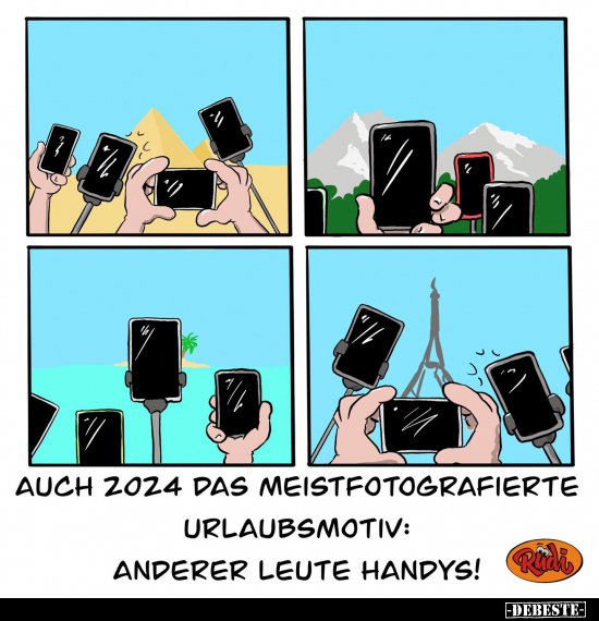 Auch 2024 das meistfotografierte Urlaubsmotiv.. - Lustige Bilder | DEBESTE.de