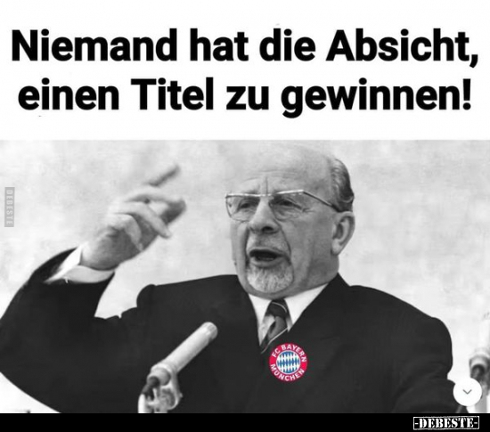 Niemand hat die Absicht, einen Titel zu gewinnen!.. - Lustige Bilder | DEBESTE.de