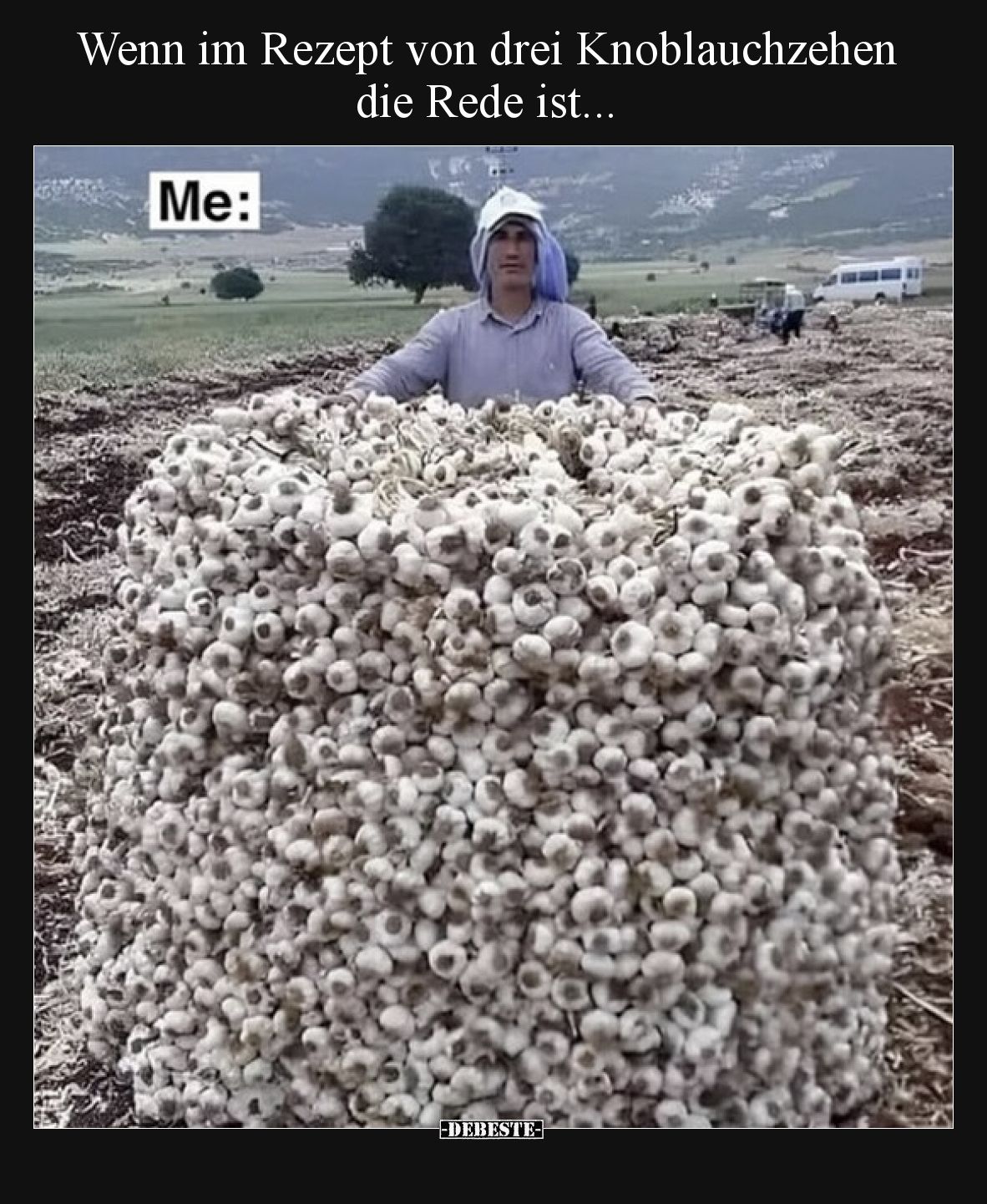 Wenn im Rezept von drei Knoblauchzehen die Rede ist...