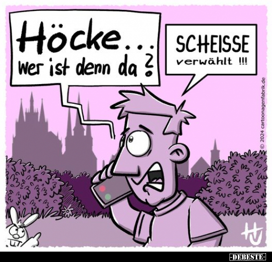 Höcke... Wer ist denn da?.. - Lustige Bilder | DEBESTE.de