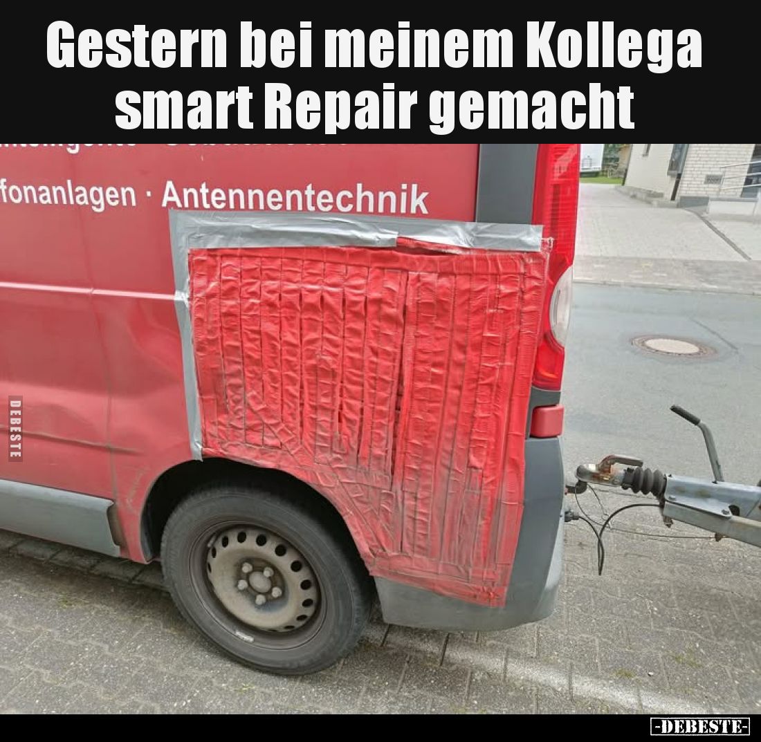 Gestern bei meinem Kollega smart Repair gemacht