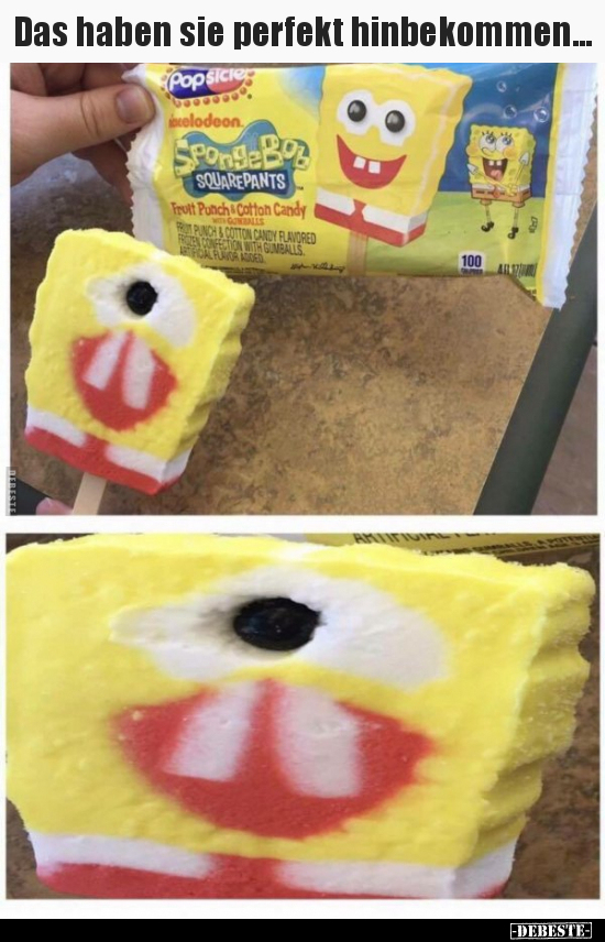 Das haben sie perfekt hinbekommen...