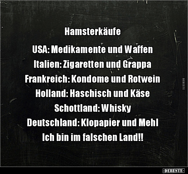 Hamsterkäufe - USA: Medikamente und Waffen.. - Lustige Bilder | DEBESTE.de
