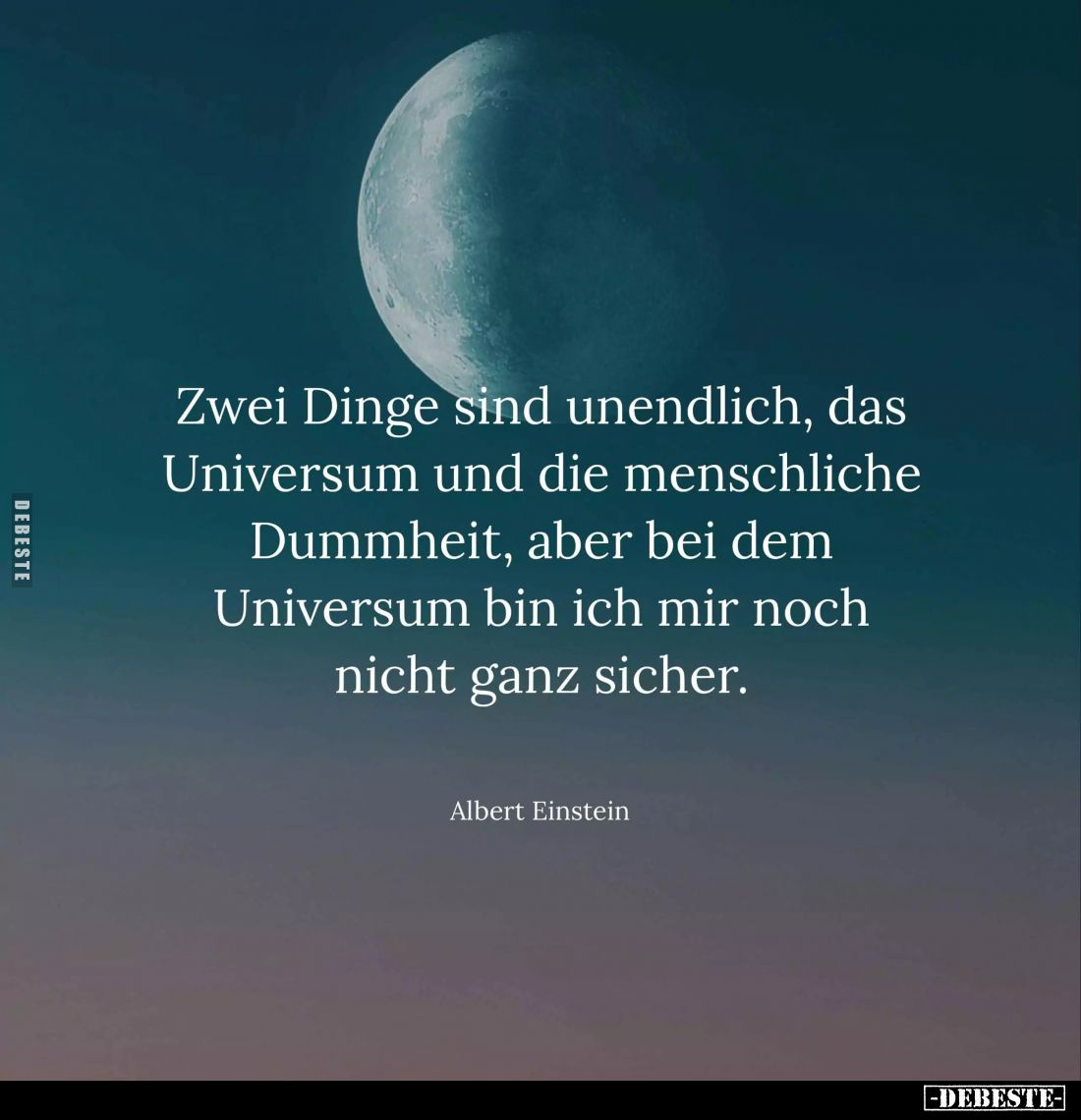 Zwei Dinge sind unendlich, das Universum... - Lustige Bilder | DEBESTE.de