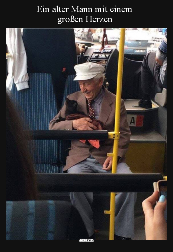 Ein alter Mann mit einem großen Herzen.. - Lustige Bilder | DEBESTE.de