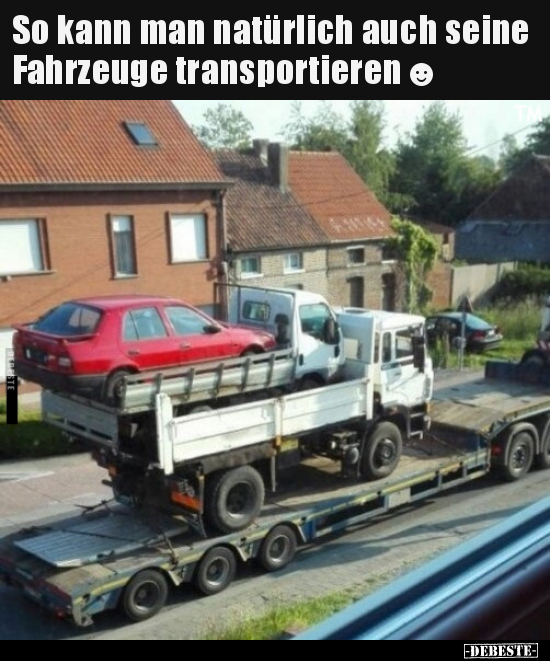 So kann man natürlich auch seine Fahrzeuge.. - Lustige Bilder | DEBESTE.de