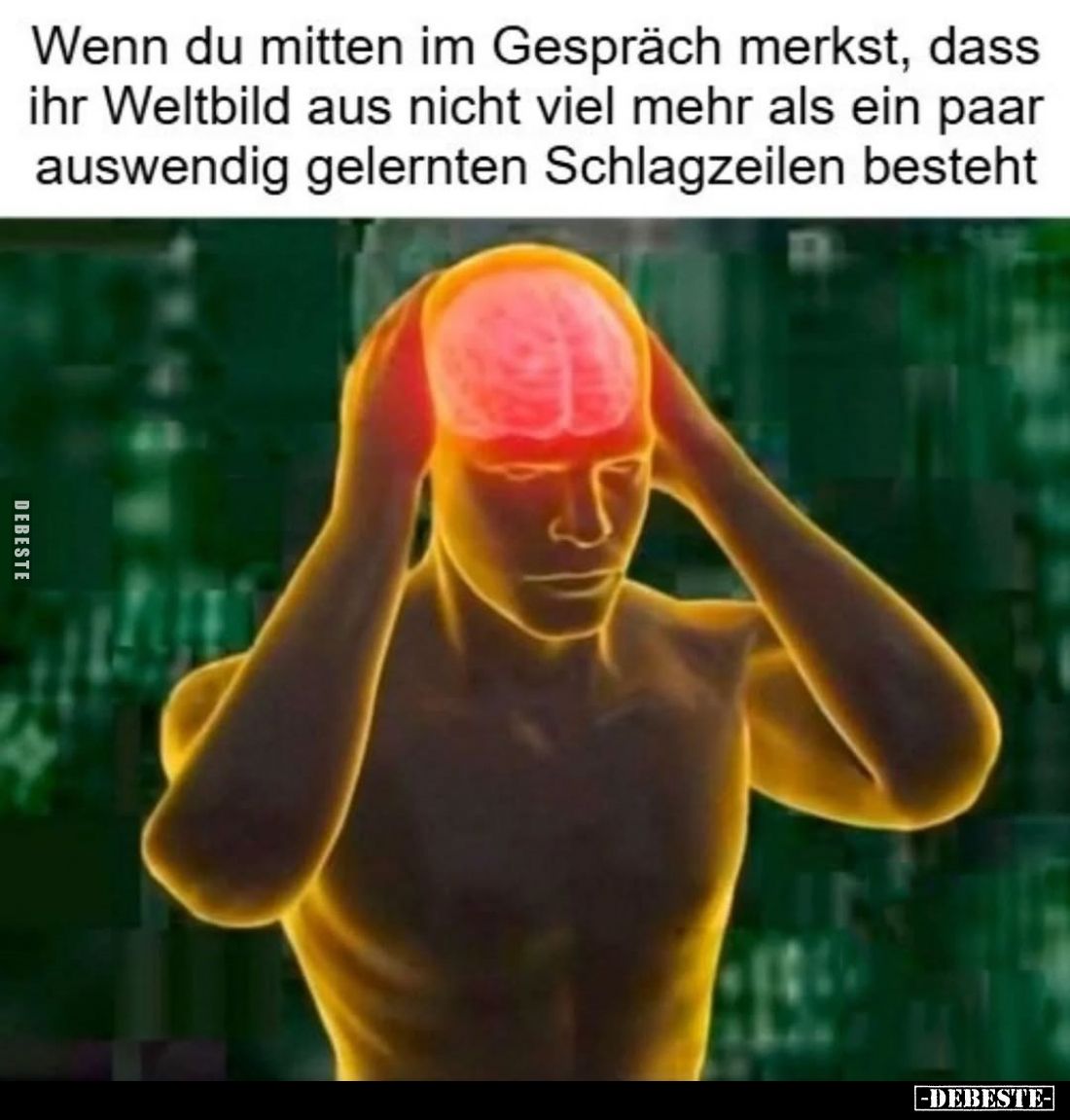 Wenn du mitten im Gespräch merkst... - Lustige Bilder | DEBESTE.de
