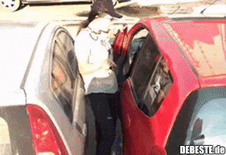 Akrobatischer Einstieg..