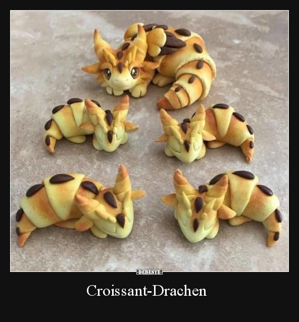 Croissant-Drachen.. - Lustige Bilder | DEBESTE.de