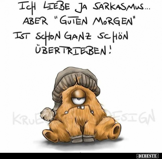 Ich liebe ja Sarkasmus... - Lustige Bilder | DEBESTE.de