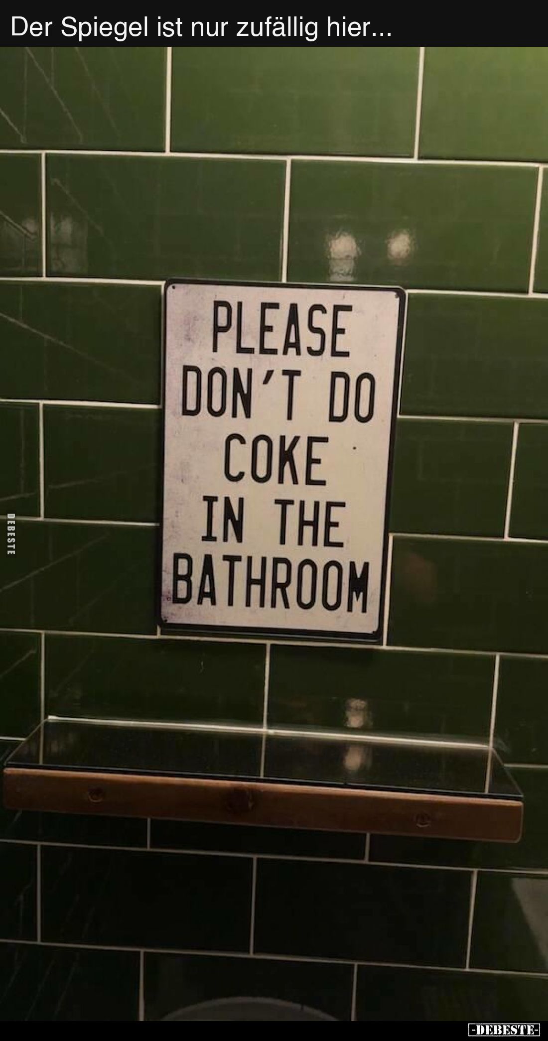 Der Spiegel ist nur zufällig hier...