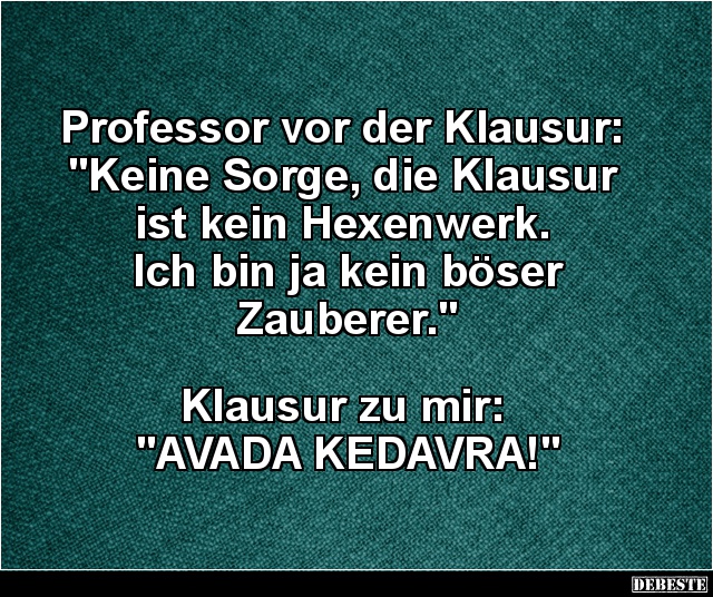 Professor vor der Klausur.. - Lustige Bilder | DEBESTE.de