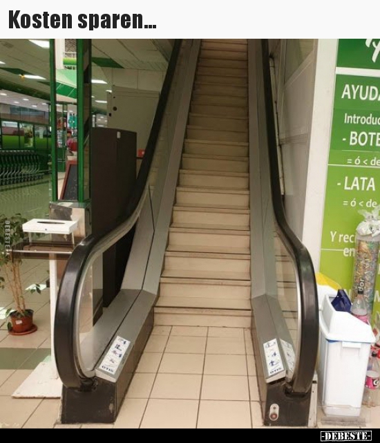 Kosten sparen...