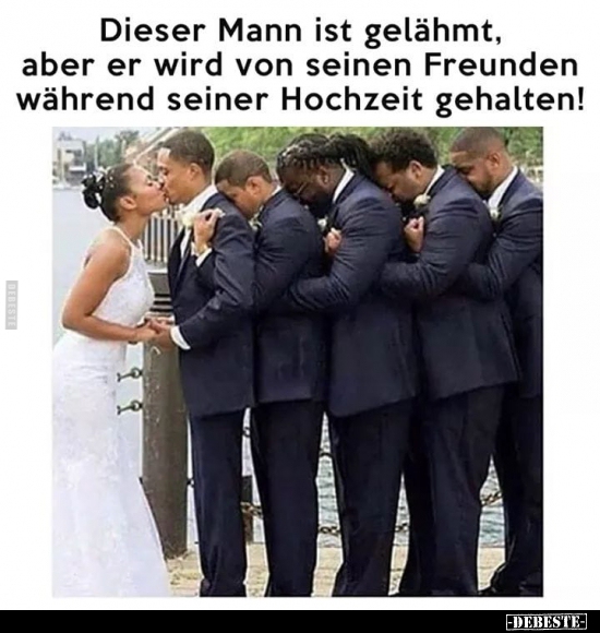 Dieser Mann ist gelähmt, aber er wird von seinen Freunden..