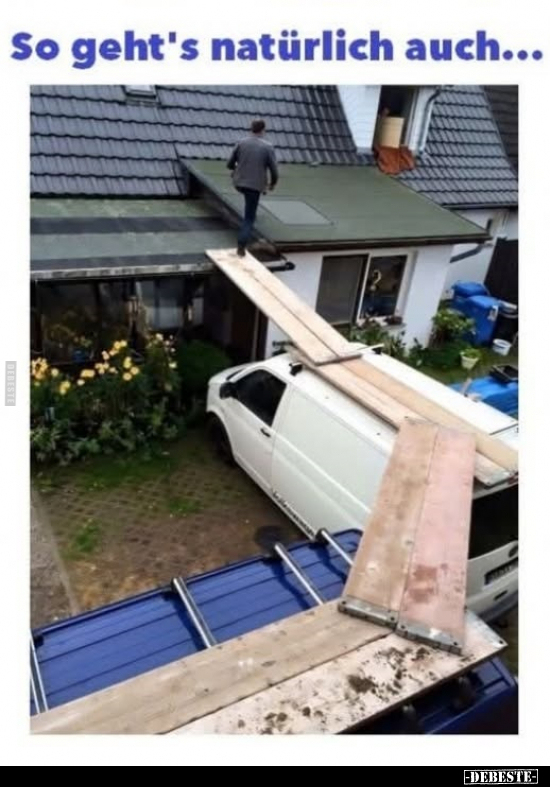 So geht's natürlich auch...