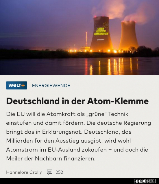 Deutschland in der Atom-Klemme.. - Lustige Bilder | DEBESTE.de