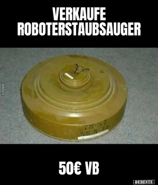 Verkaufe Roboterstaubsauger.. - Lustige Bilder | DEBESTE.de