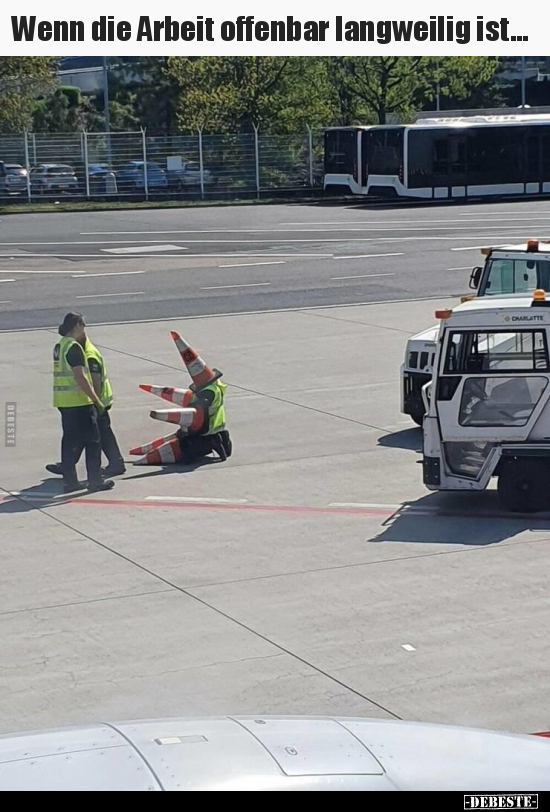 Wenn die Arbeit offenbar langweilig ist... - Lustige Bilder | DEBESTE.de