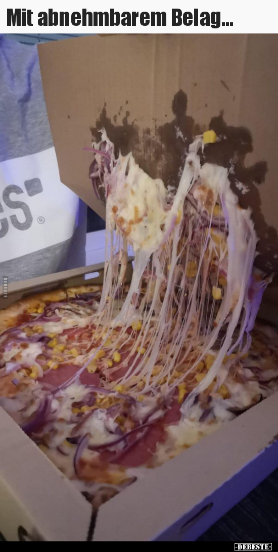 Mit abnehmbarem Belag...