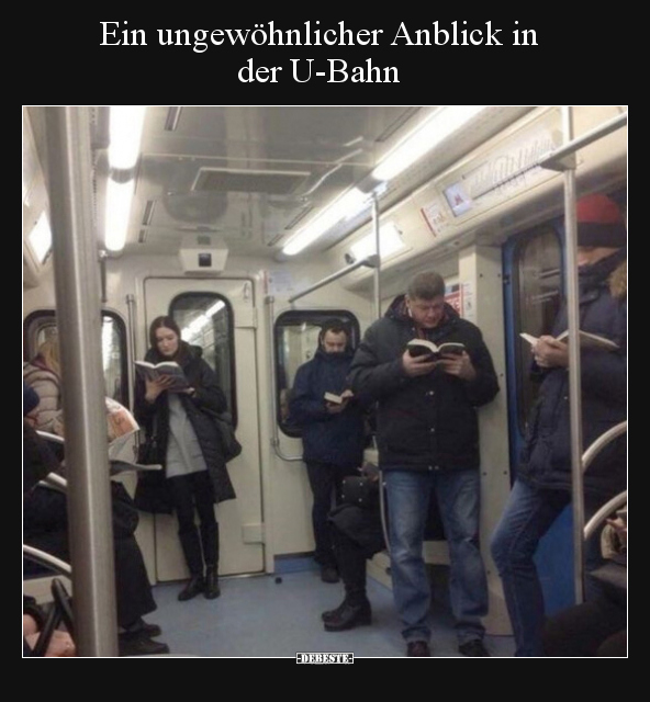 Ein ungewöhnlicher Anblick in der U-Bahn.. - Lustige Bilder | DEBESTE.de
