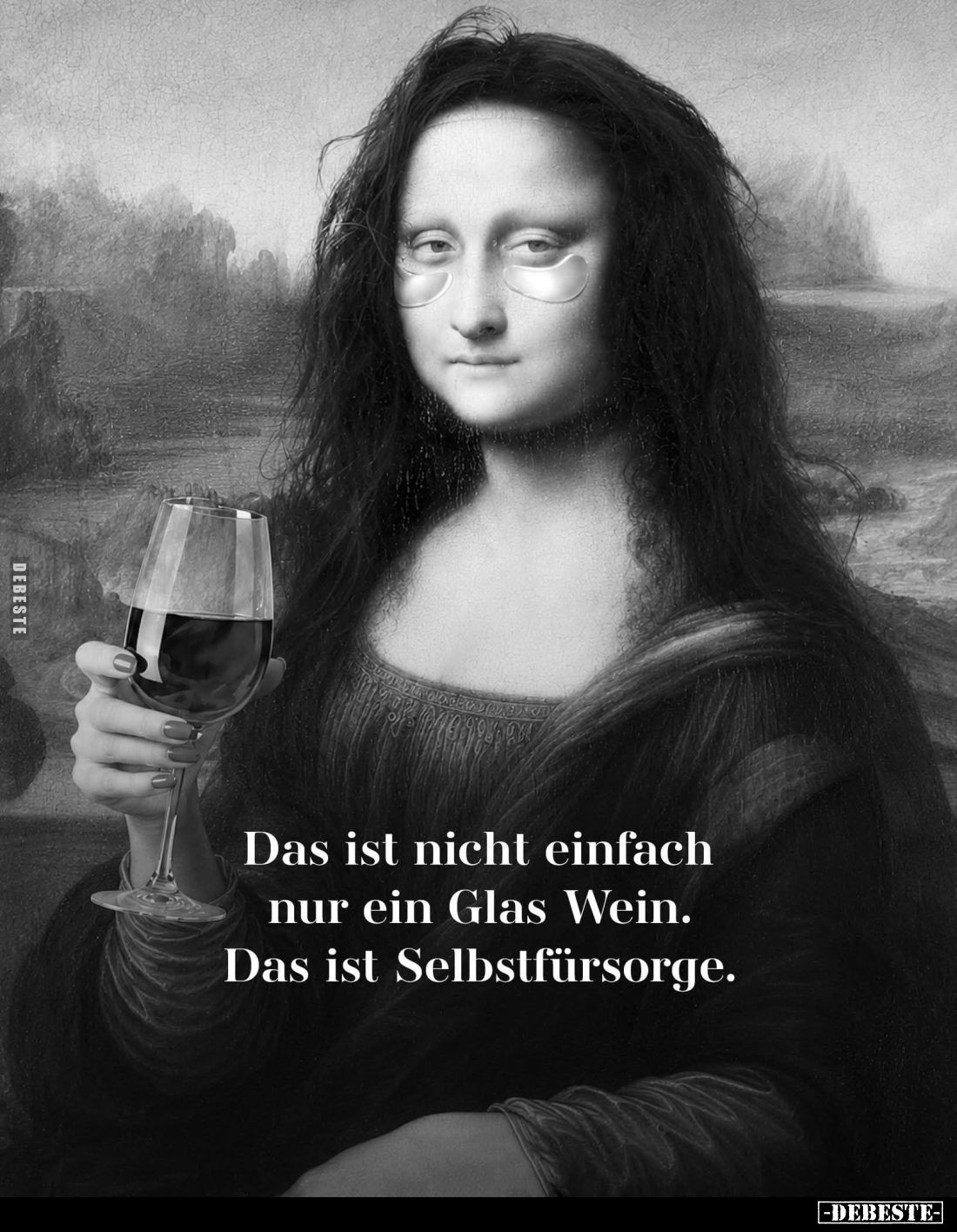Das ist nicht einfach nur ein Glas Wein.
Das ist Selbstfürsorge.