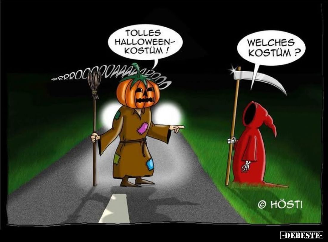 Tolles Halloween-kostüm!
- Welches Kostüm?
