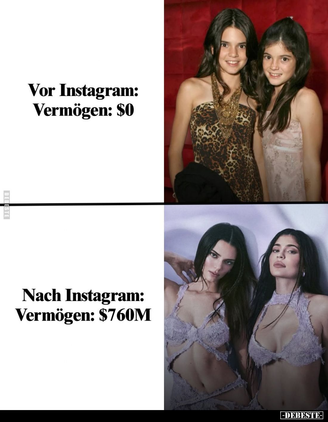 Vor Instagram: Vermögen: $0 -
Nach Instagram: Vermögen: $760M