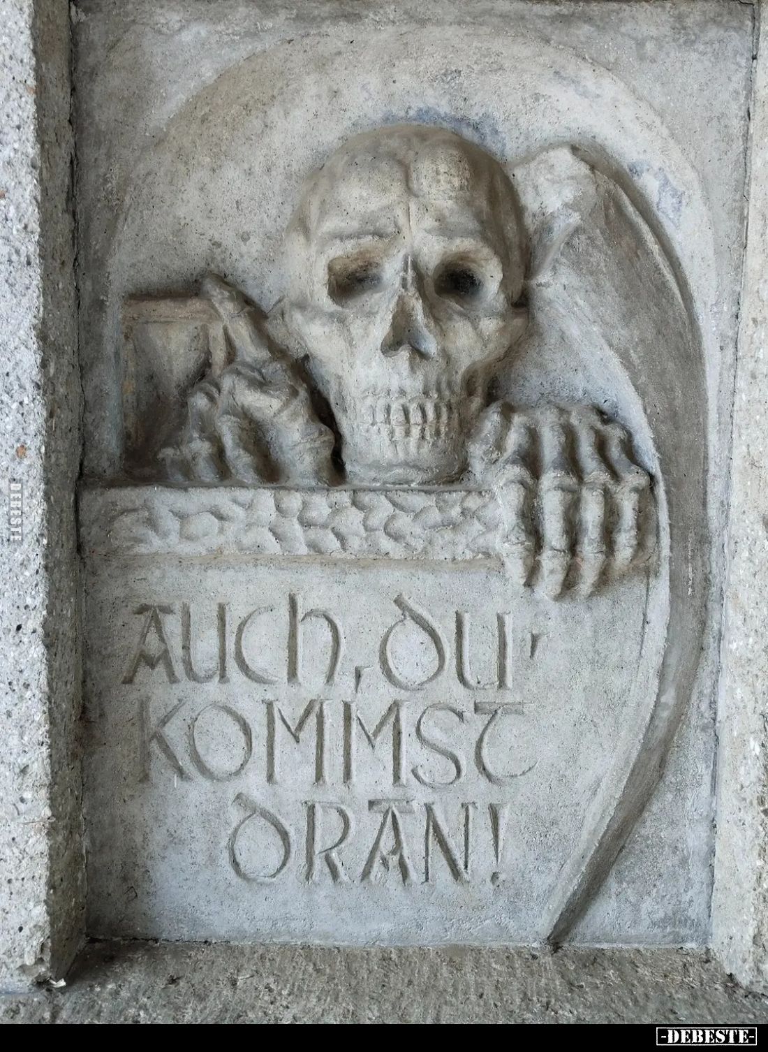 Auch, du kommst dran!
