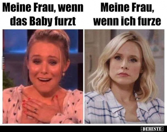 Meine Frau, wenn das Baby furzt.. - Lustige Bilder | DEBESTE.de