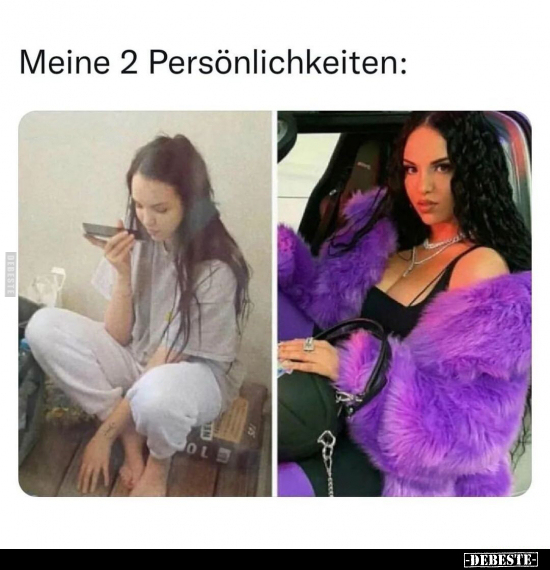 Meine 2 Persönlichkeiten: