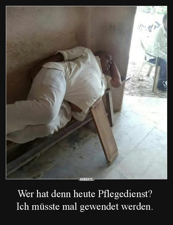 Wer hat denn heute Pflegedienst? - Lustige Bilder | DEBESTE.de